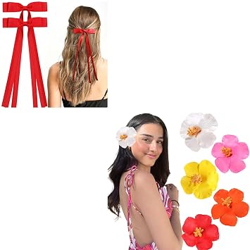 7PCS Hair Bows for Women Girls