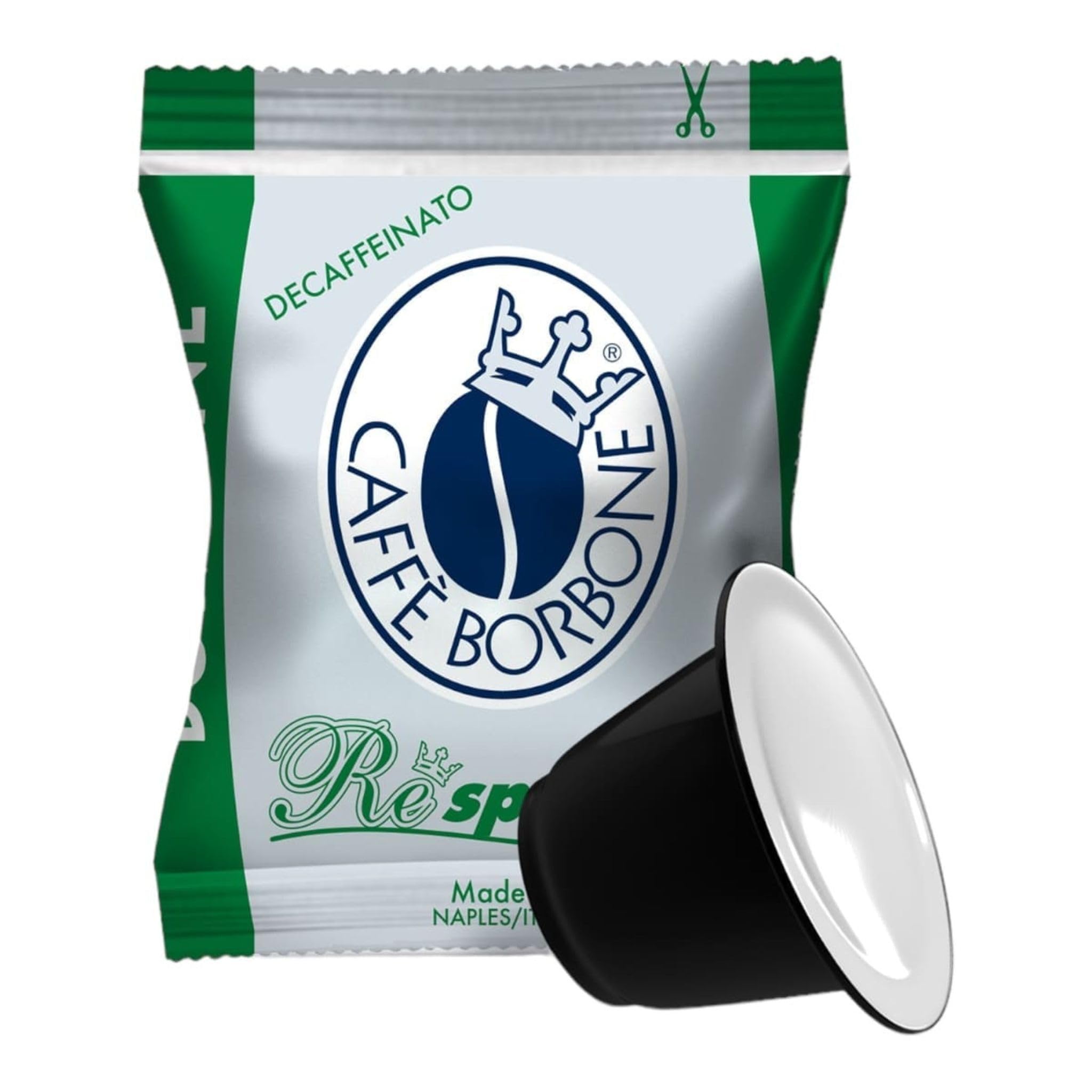 Caffè Borbone Kaffee Kapseln Respresso, Entkoffeinierte Dek Mischung - 400 stück - Kompatibel mit Häuslichen Kaffeemaschinen Nespresso®*…