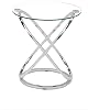 ASPECT Monarch CoffeeSide End Table, Chrome, 52 x 52 x 56.5 cm