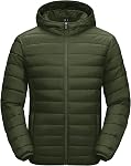 MAGCOMSEN Veste de protection pour hommes Vestes de descente d'hiver légères avec manteau à capuchon