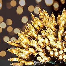 The Christmas Workshop 75220 100 Warm White Christmas Tree Lights/Static Decorative LED Fairy Lights / 12.9m Length/Indoor & Outdoor Christmas Decorations