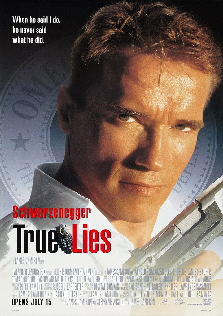Omg Printing True Lies Movie Film A4 Poster Print Picture 280Gsm Satin Photo Paper