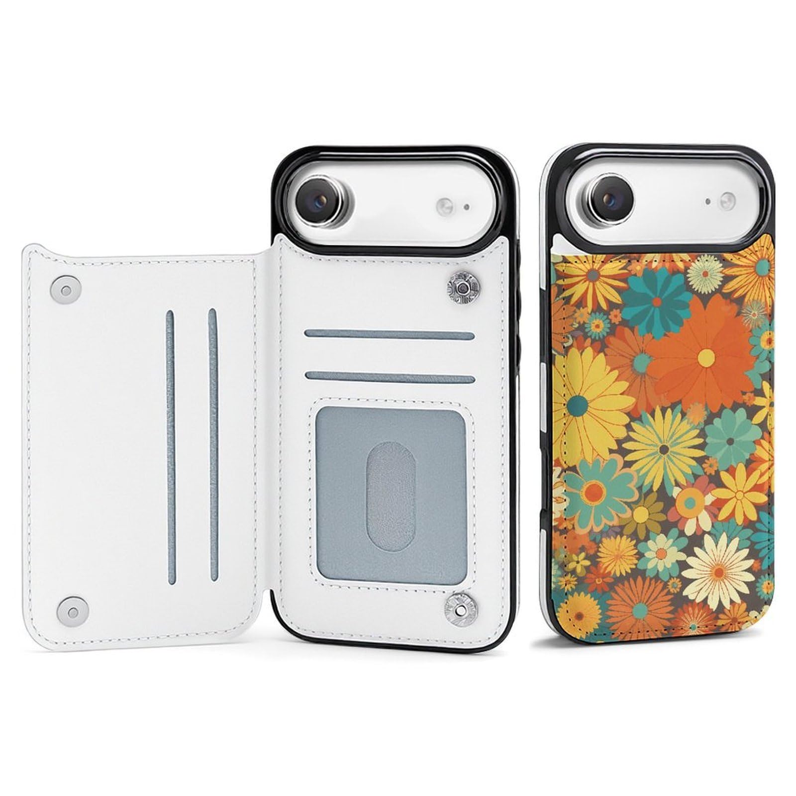 Coque de téléphone portable fine iPhone 17 antichoc fleur - 8