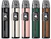 ElfBar ELFX Pro 1200 mAh Pod System Kit Elfbar Pod Mod Refillable Artificial Leather Base Device LED Display 0.6 + 0.8Ω Empty Pods Nicotine-Free Colour: Black