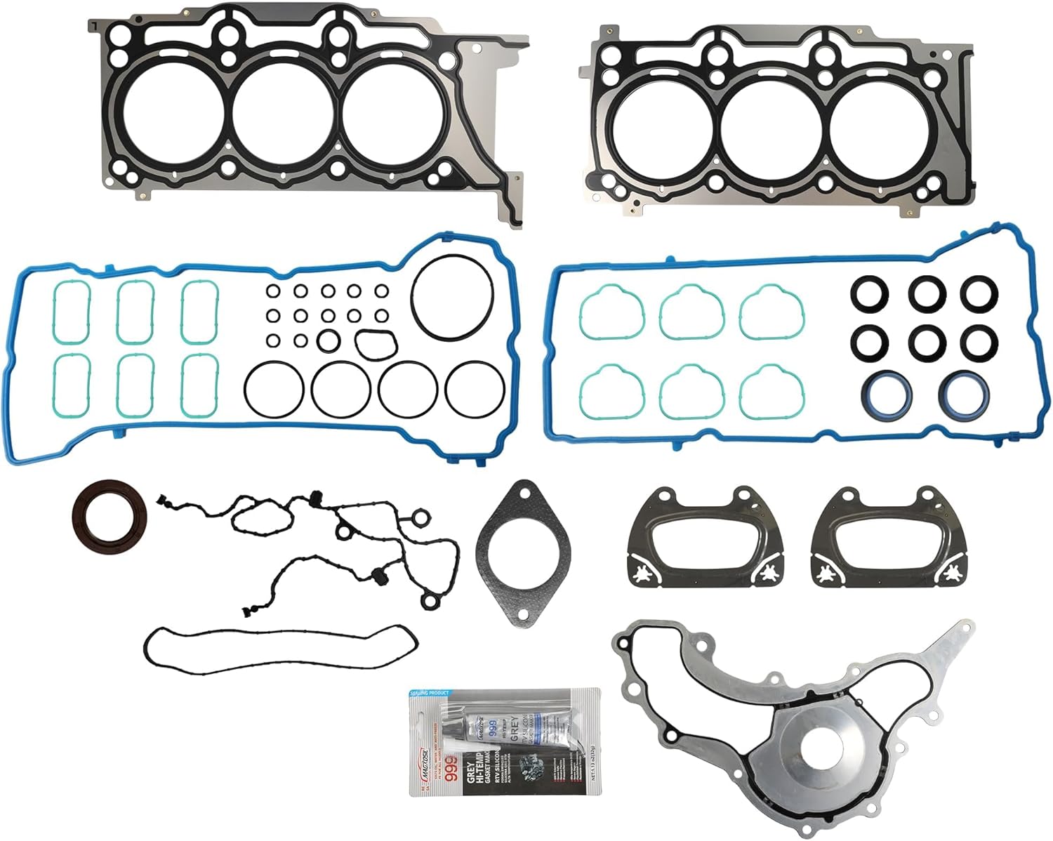 Head Gasket Kit Fit for 11-20 Grand Caravan,12-17 Wrangler,11-15 Grand Cherokee,11-16 Town & Country,11-19 Journey Engine Head Gasket Set HS26541PT