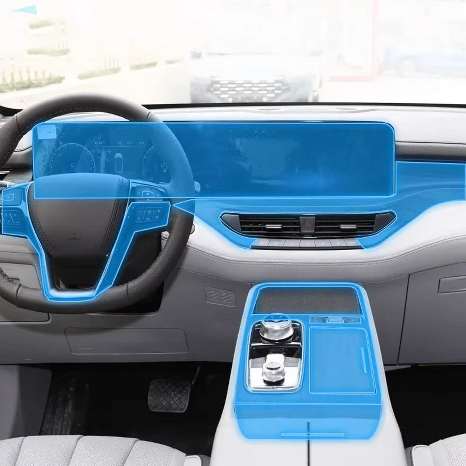 Film de protection PPF en TPU pour console Ford Equator 2021-2023