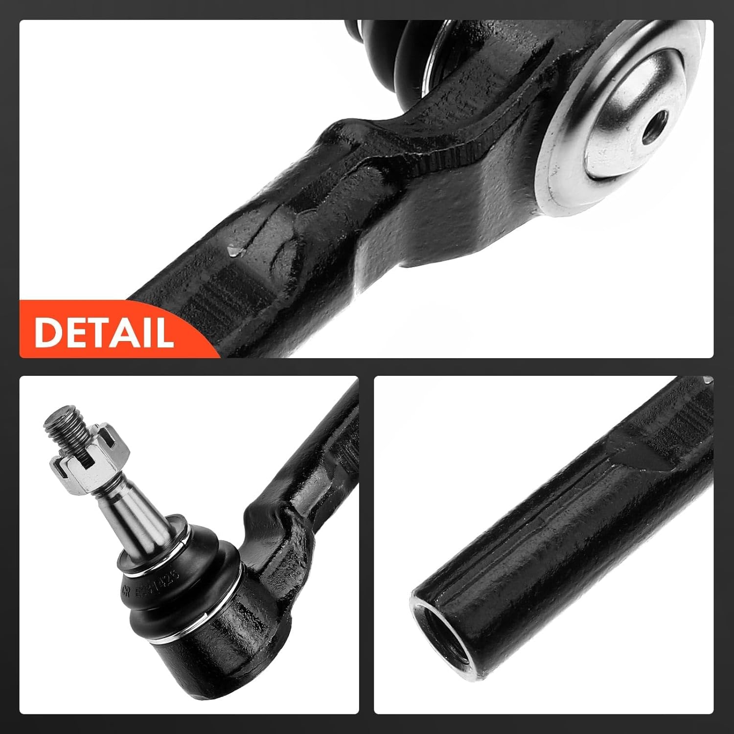 A-Premium Set of 4, Front Inner & Outer Tie Rod End Kit, Compatible with Chevrolet Silverado 1500 1999-2006, Silverado 1500 Classic 2007, GMC Sierra 1500 1999-2006, Sierra 1500 Classic 2007