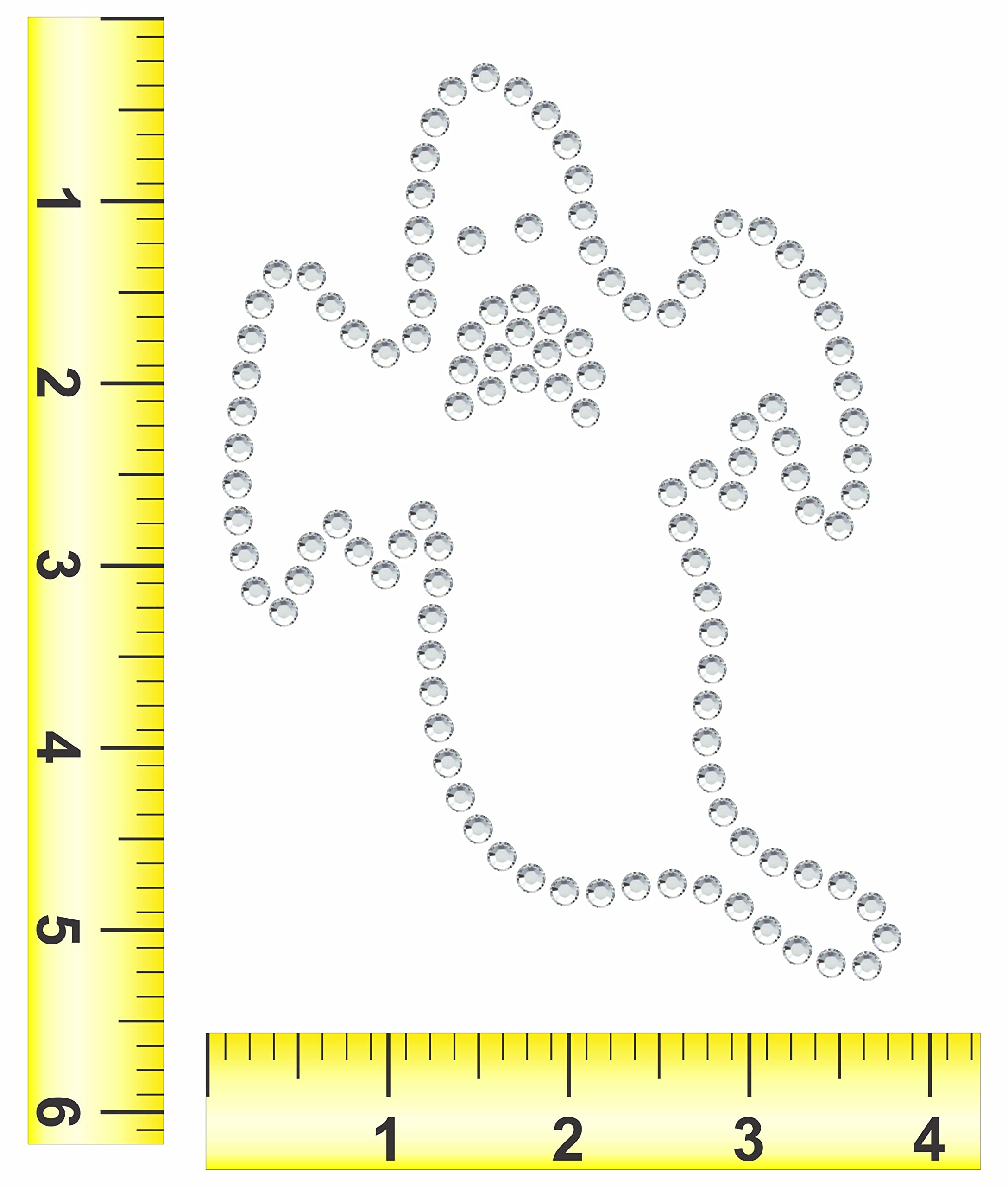 Rhinestone Genie Magnetyczny szablon ze strasu, elastyczny, czarny