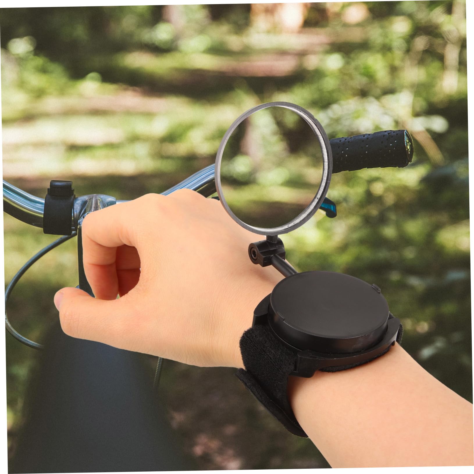 VANZACK 4stücke Bike Rückspiegel Handgelenk-mirror Drehbar Für Mountainbikes Universelles Fahrrad-zubehör Für Sicheres Leicht Und Langlebig