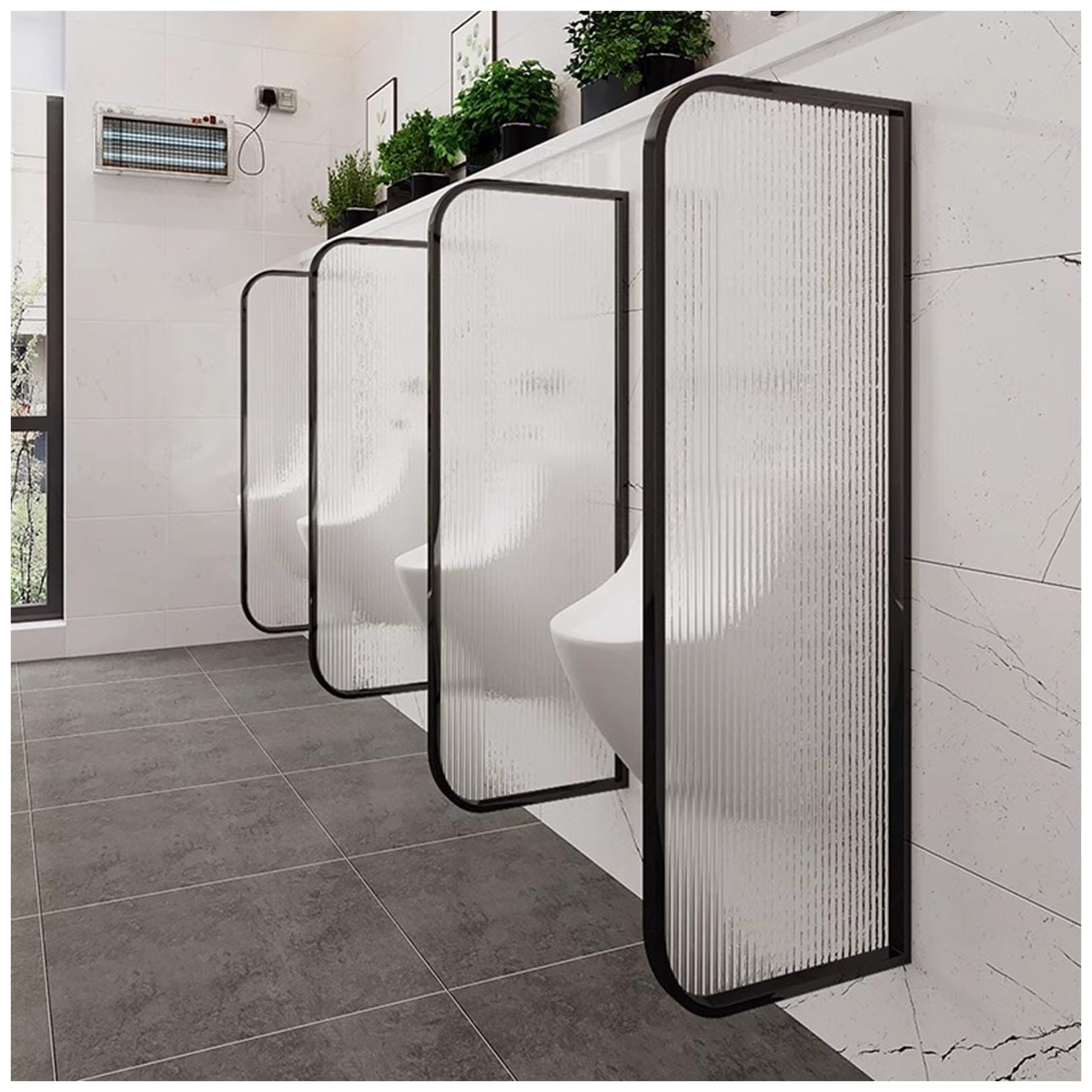 Cloison murale pour toilettes publiques d'écoles et de bars