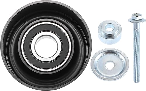 Miniatura 7 de X AUTOHAUX LFH115940A Polea de desviación de guía de polea tensora para Mazda 3 2.3L 2007-2013 para Mazda 3 2.5L 2010-2012