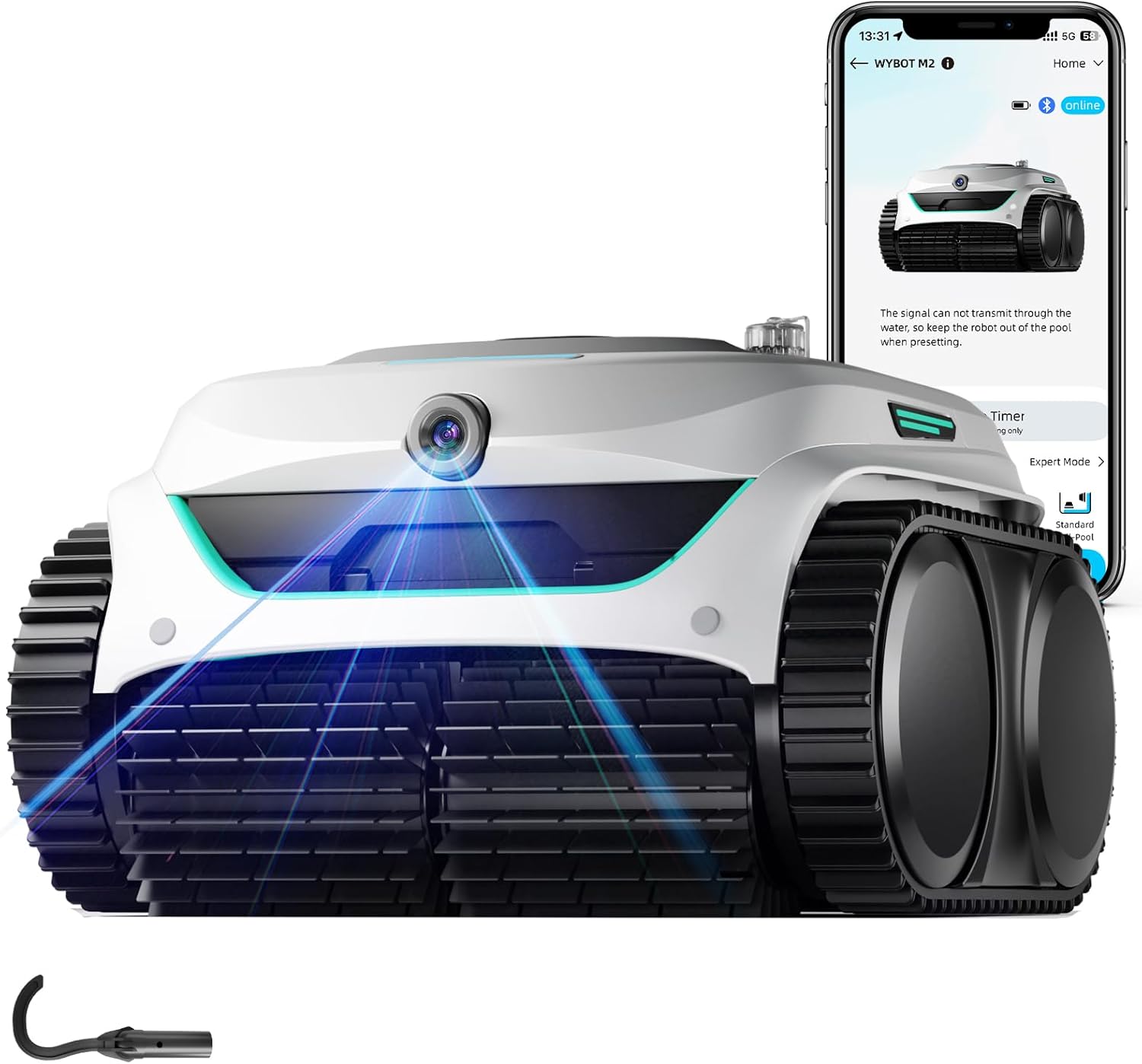 Review WYBOT C2 Vision: Testado por 7 dias na limpeza de piscina
