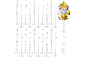 RUBFAC Table Balloon Stand Holder with Base