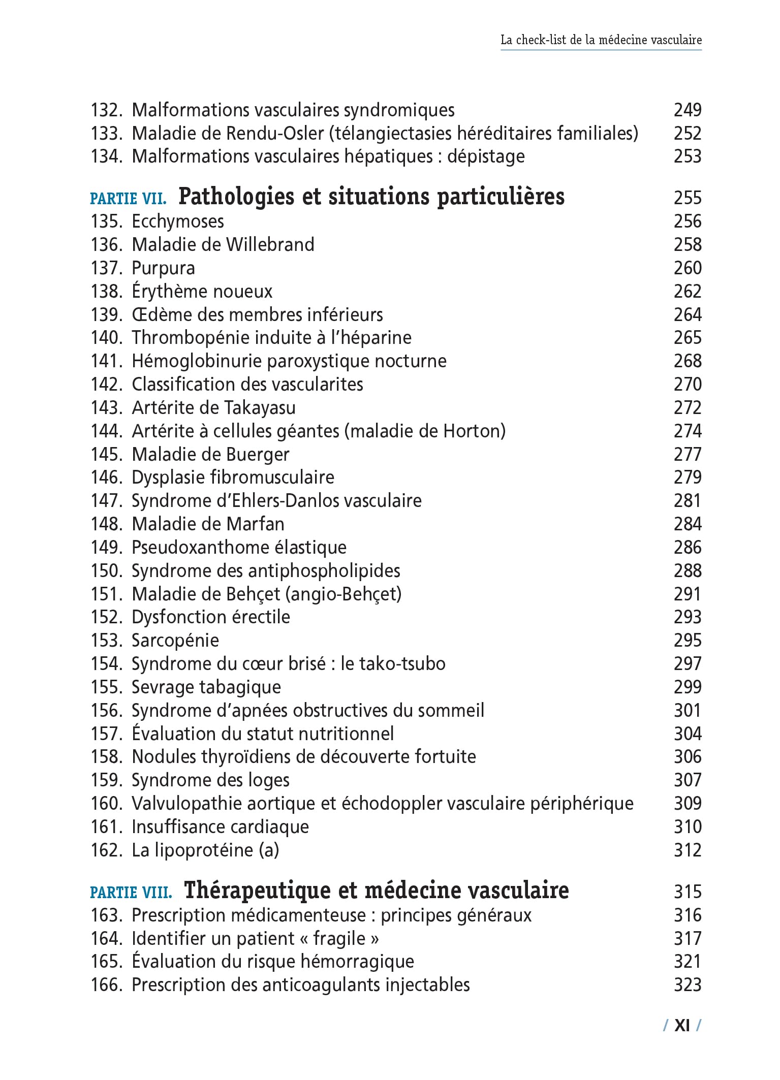 La check-list de la médecine vasculaire (2e édition)