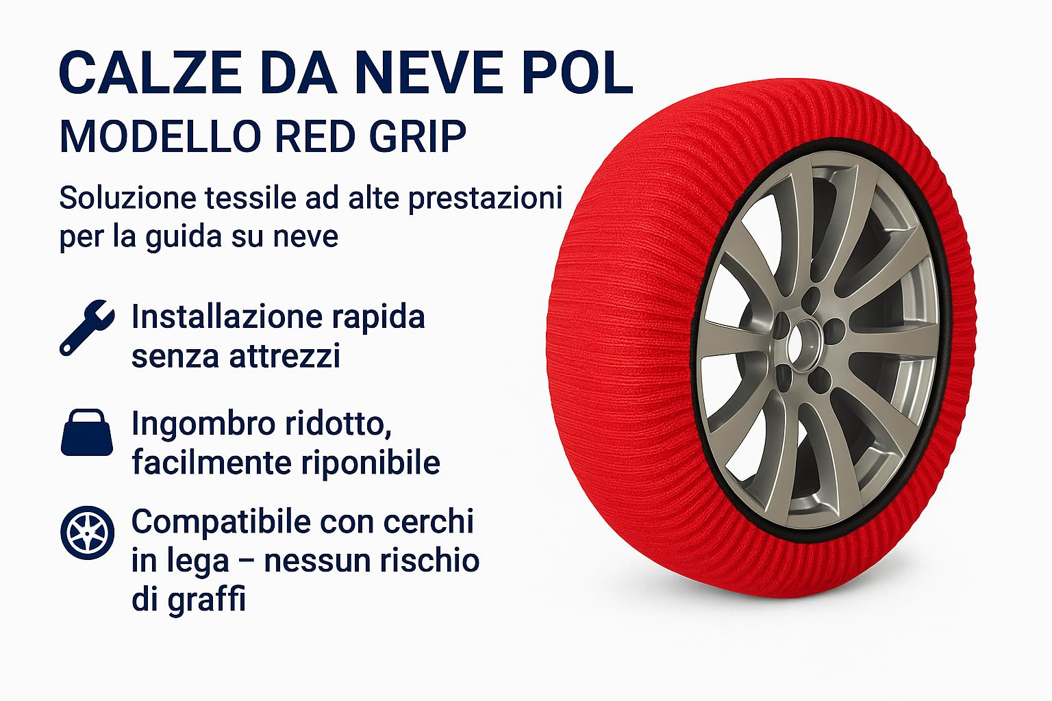 Coppia Calze da Neve Auto Omologate EN 16662-1 Pneumatici 185/65R15 - Compatibili con PEUGEOT 208 DAL 2012 IN POI - Catene in Tessuto Antislittamento Antiscivolo