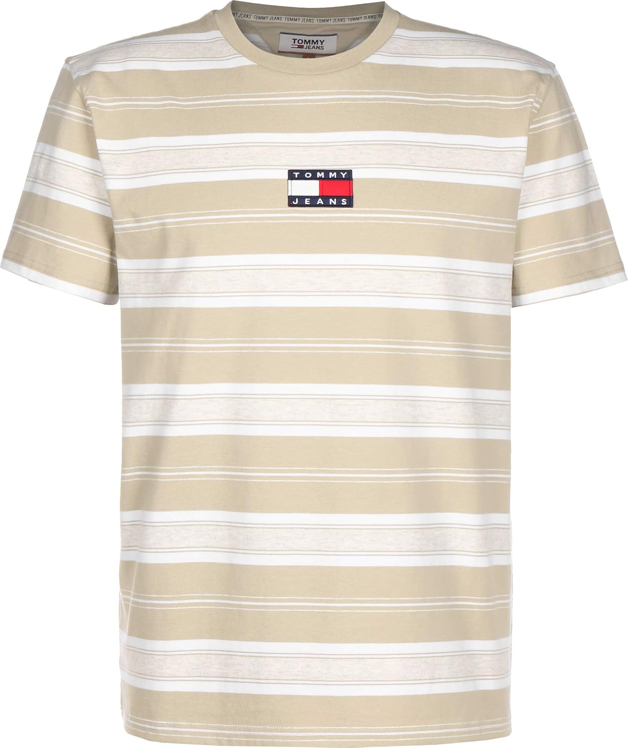 tommy jeans beige t shirt