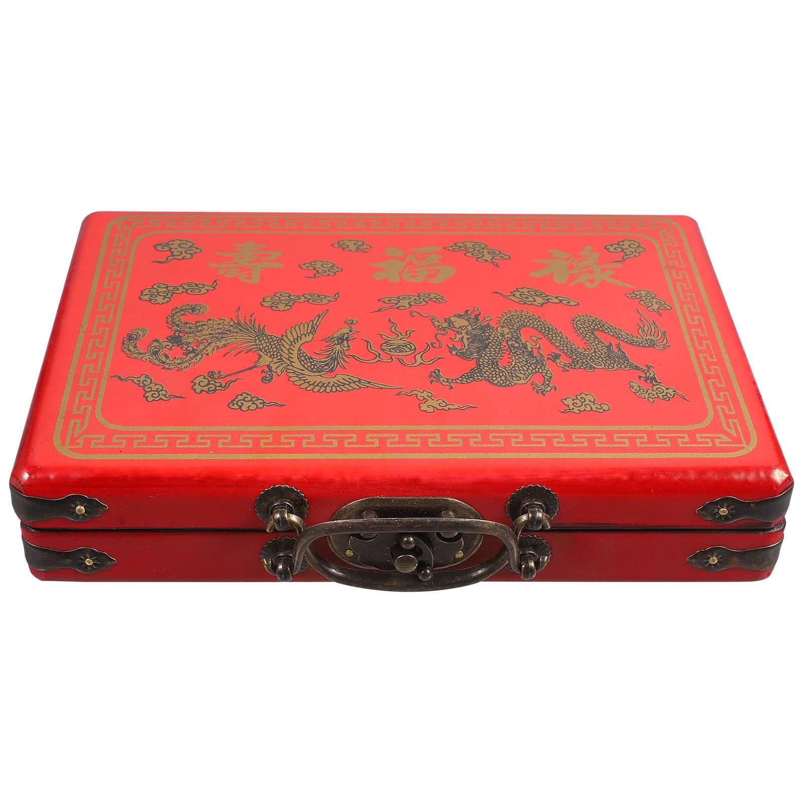 Boîte de mahjong vintage pour animer vos soirées de jeux en famille