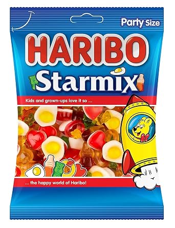 Haribo Starmix Sweets Bag 160g, (Pack of 1)