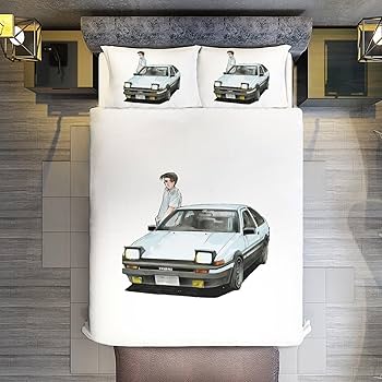Amazon｜頭文字d 布団カバー 3点セット 寝具カバー 枕カバー