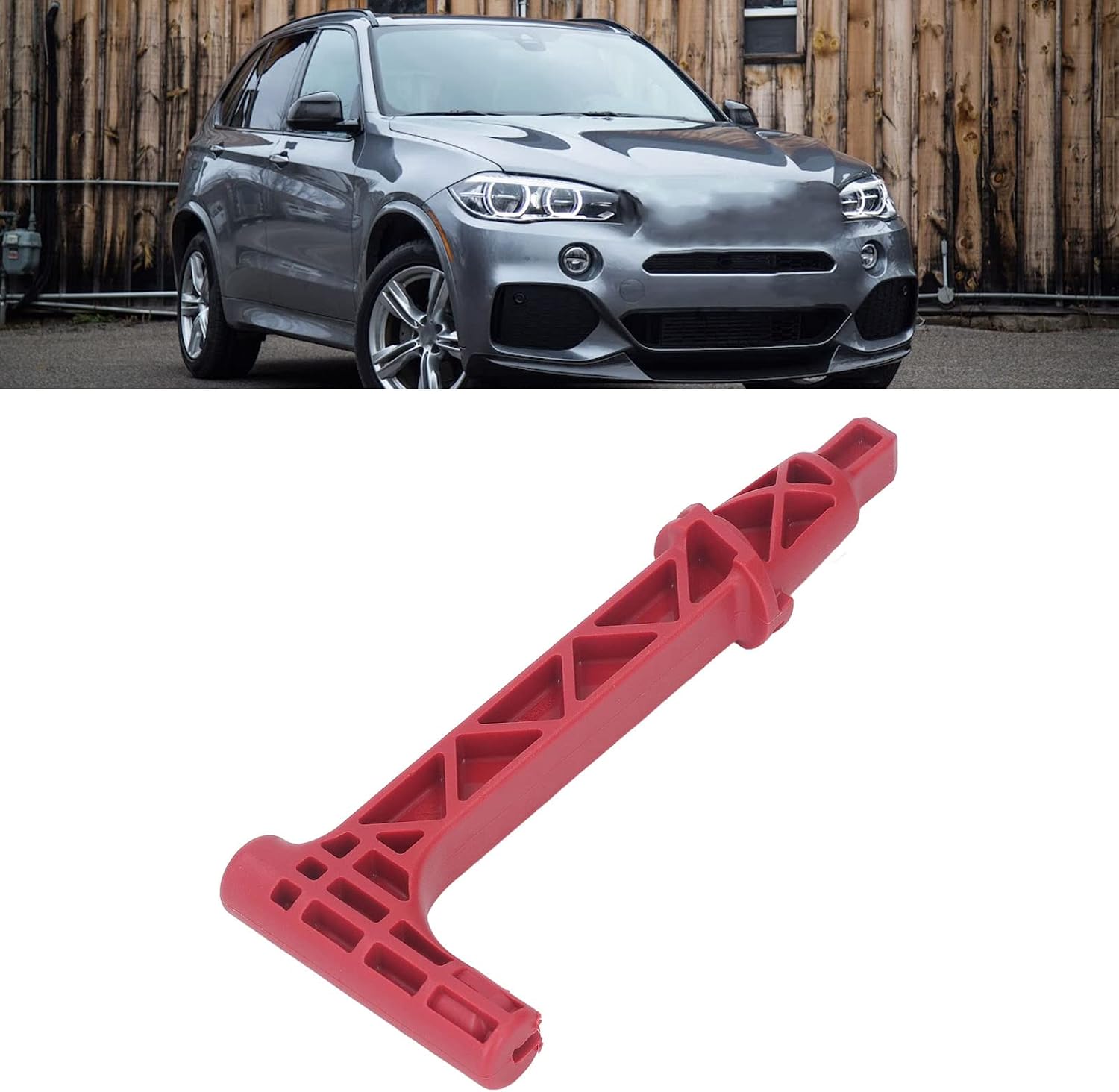 Tbest Parking Brake Handle, Emergency Release Handle Coating Colorfast Easy Control 24507590395 for X5 X6 E70 E71