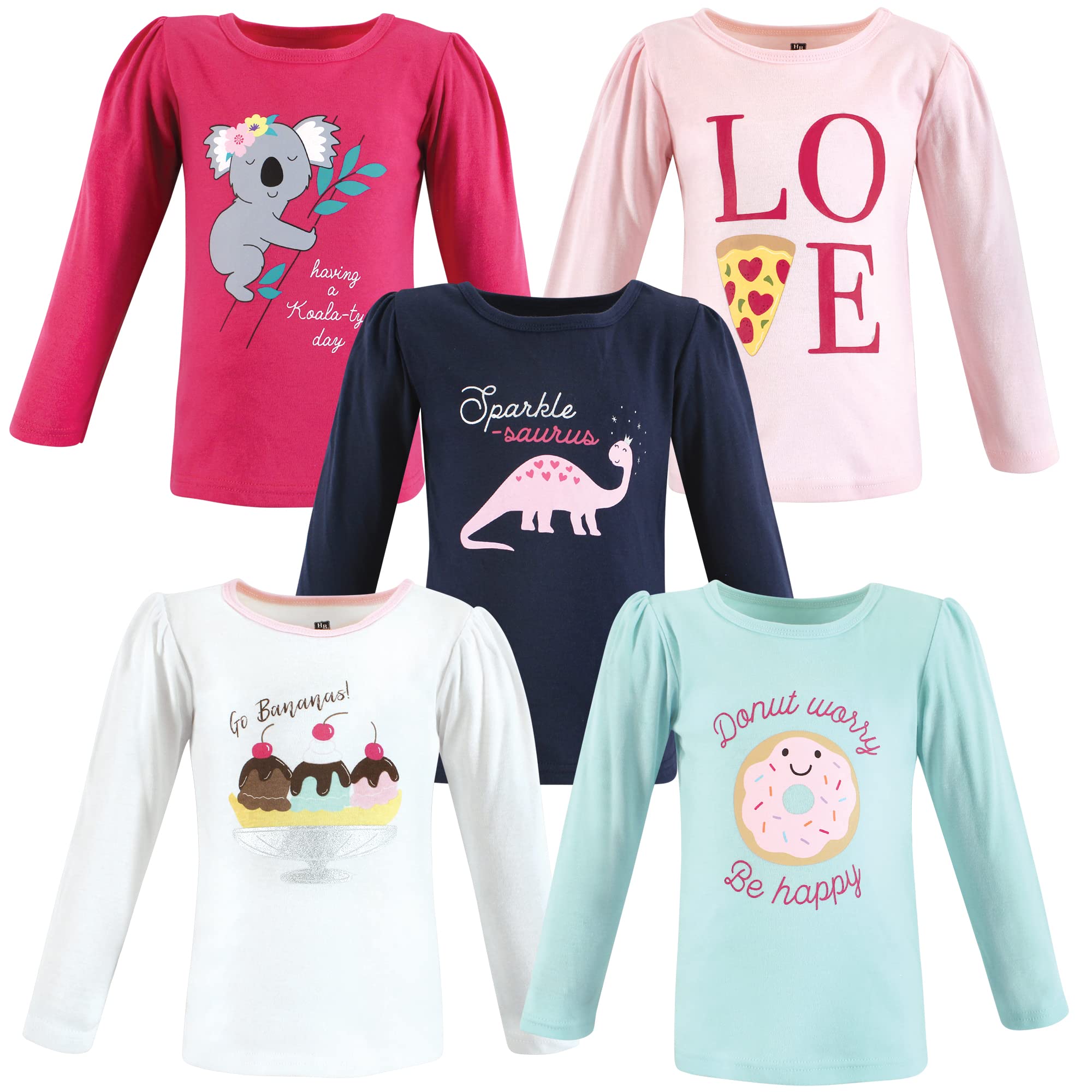 Hudson Baby Baby-Girls Long Sleeve T-Shirts