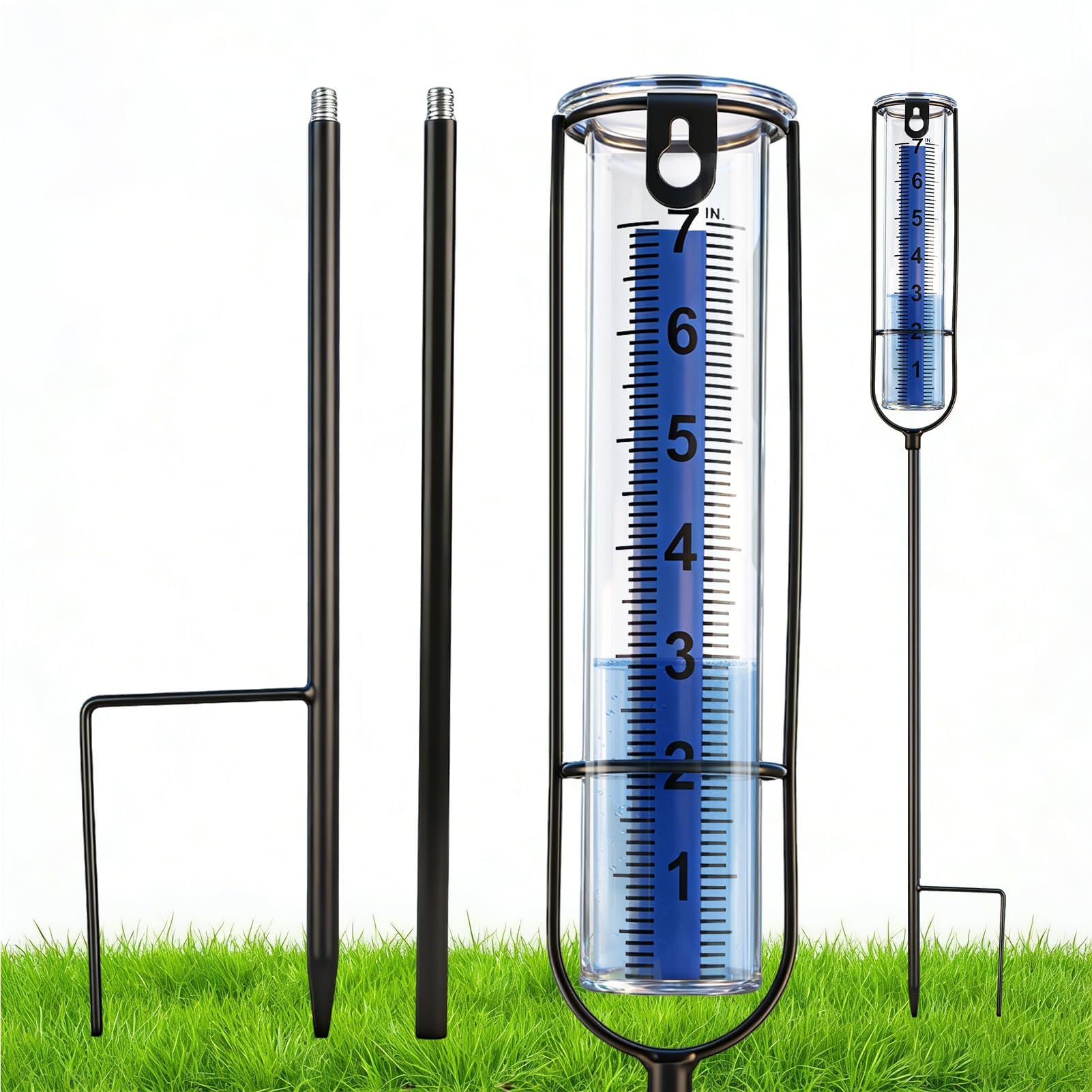 Rain Gauges, Outdoor Rain Gauge for The Garden, Rain Water Catcher Measurer