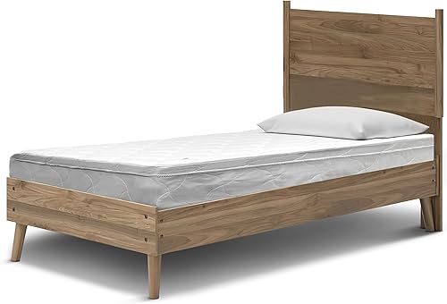 Miniatura 1 de Colchón de cama individual  Colchón híbrido individual de 8 pulgadas con espuma fría de alta densidad y comodidad con resortes de bobina continua