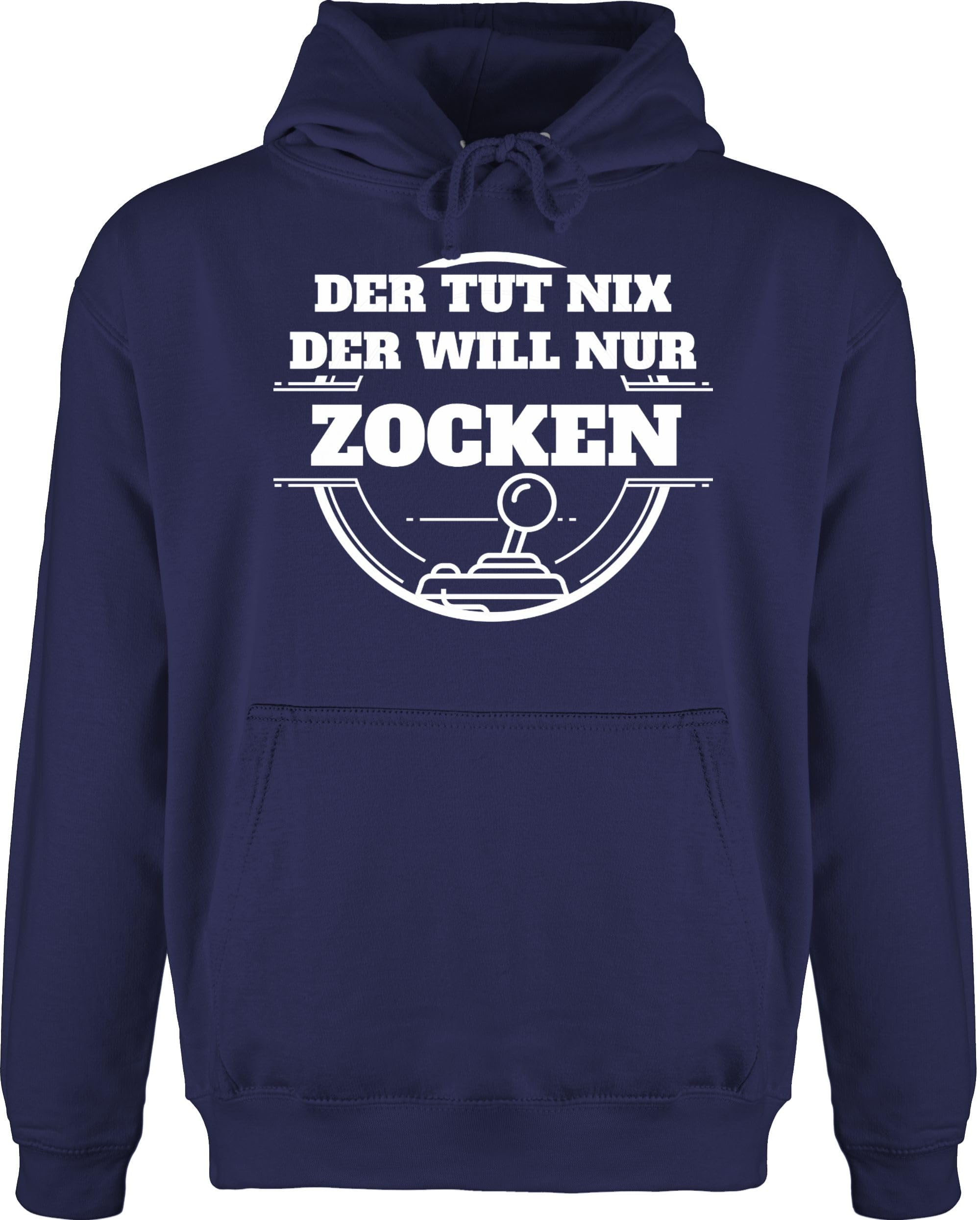 Shirtracer - Hoodie Herren Pullover Männer - Sprüche Statement mit Spruch - Der TUT nix der Will nur Bier Trinken
