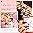 modelones Red Nail Polish Set 6 Colors, Christmas Cat Eye Burgundy Glitter Dark Purple Quick Dry Mini Nail Lacquer Kit Magnetic DIY Home Nail Art Manicure Gifts for Women Girls