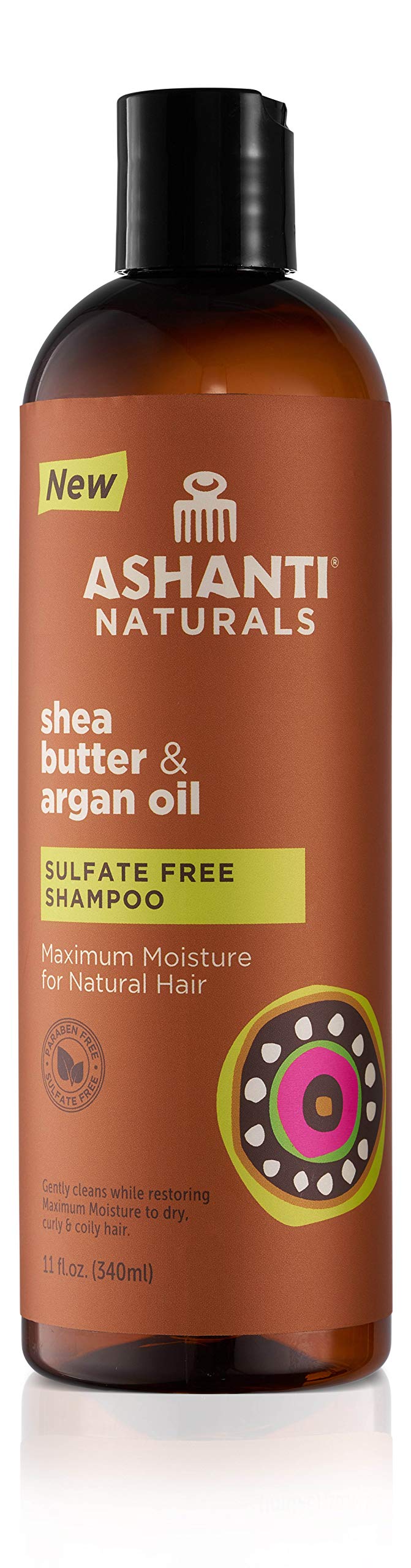 ASHANTI NATURAL SULFATE FREE SHAMPOO - SHEA BUTTER & ARGAN OIL 11 OZ.