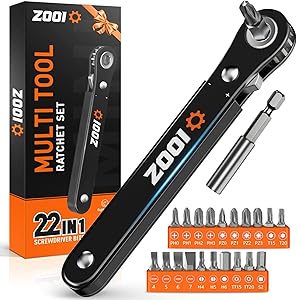 ZOOI Gifts for Men, 22 in 1 Ratchet Screwdriver with Bits, Father s Day Gifts, Mens Gifts for Him Dad Birthday Presents fo…