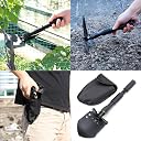 MEZON Folding Survival Shovel for Camping & Hiking | Multi-Purpose Lightweight Entrenching Tool with Carry Case | Portable Spade for Outdoor, Off-Road, Digging, Gardening & Emergency Use gallery image