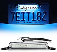 Vista 8 de LivTee Luz de matrícula, Luces LED de matrícula extremadamente brillantes, montaje para remolque, UTV, ATV, camión, RV, barco, color ámbar