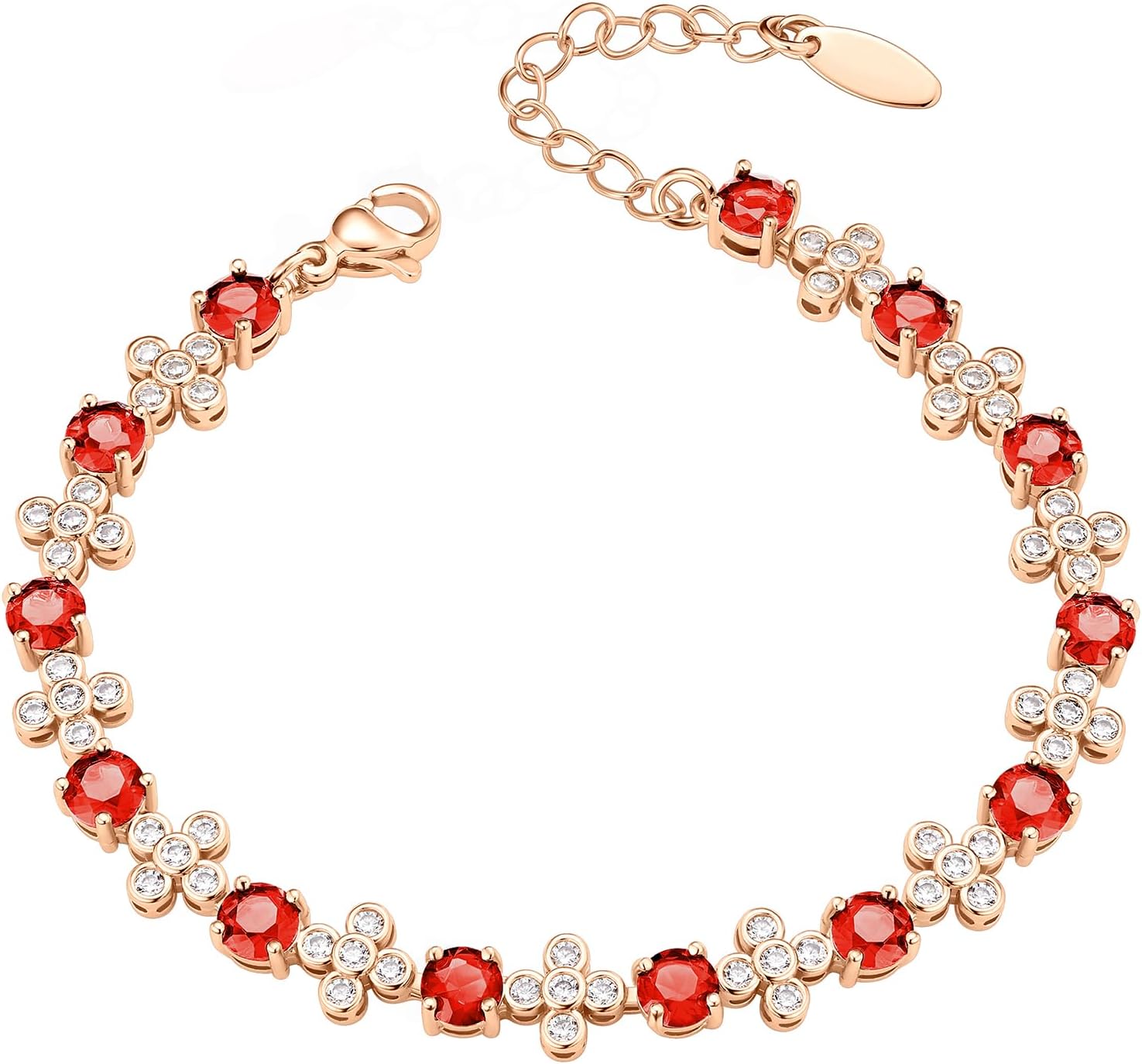 Green/Red/Blue/White/Orange Lucky Straw Bracelet with Cubic Zirconia Gemstones for Women for Gift.