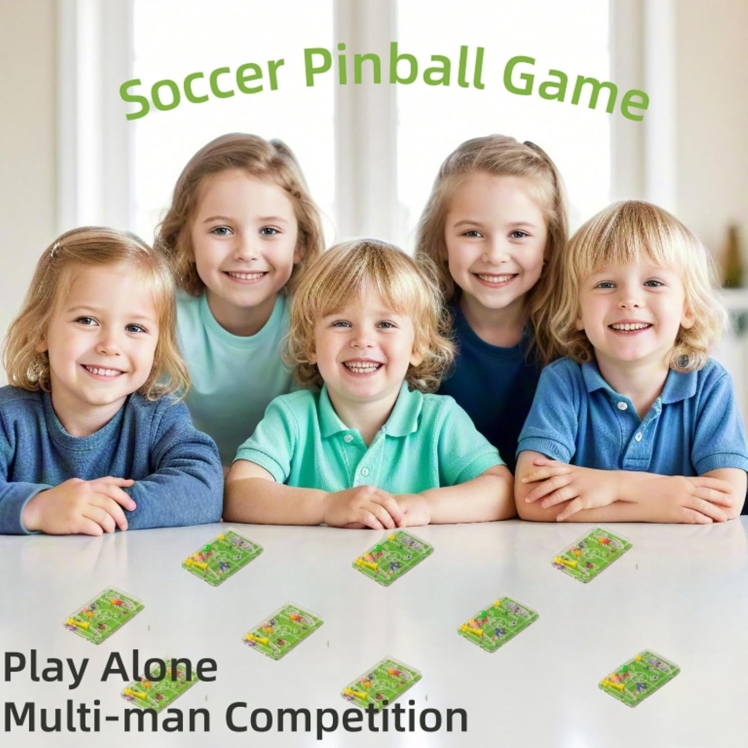 120Pieces Mini Soccer Pinball Game and Maze Puzzles 2 In1-Football Party Favors for Children-Pinata Filler-Goodie Bag Stuffers-Prize Box Toys-Mini Supplies It Small Birthday Decorations
