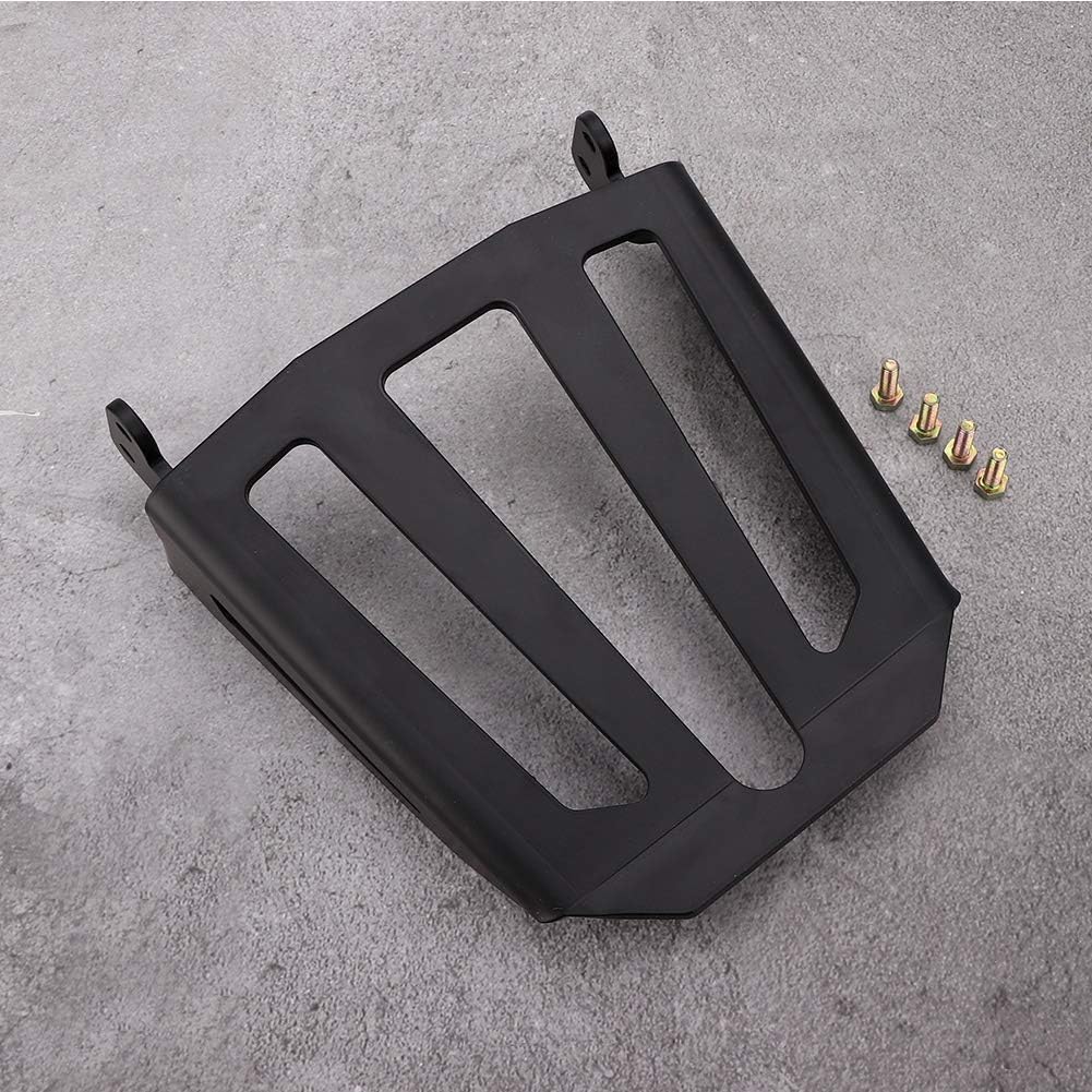 Aramox Iron Motorcycle Rear Luggage Rack, Black, compatible with YAMAHA XVS950 2017, Bolt