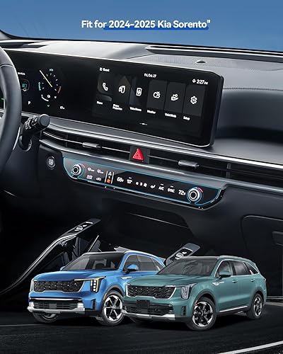 Miniatura 398 de Protector de pantalla de coche para Ford Edge 2024 2025 2023 2022 2021 (SE/SEL/ST-Line/Titanio/ST) Accesorios Protector de pantalla de vidrio