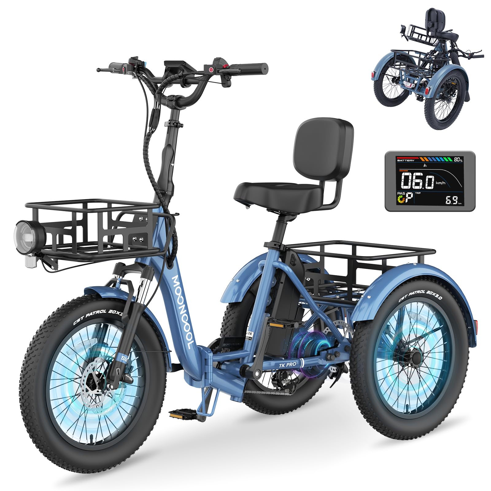 MOONCOOL Electric Trike