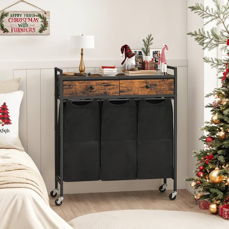 Amazon.com: HOOBRO Laundry Sorter 3 Section, 130L Laundry