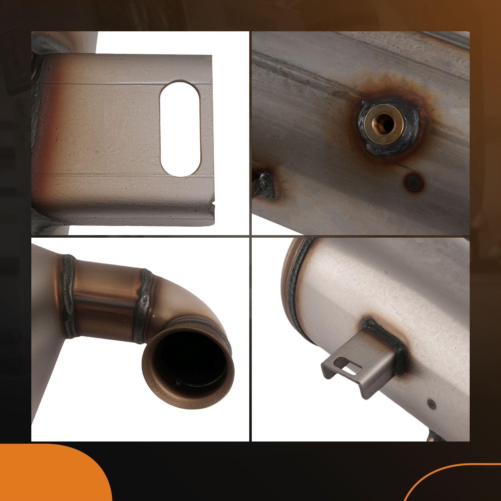 maXpeedingrods 1609159680 DPF Filtro de partículas diésel para Berlingo C2 C3 C4 C5 R56 Peu-Geot 206 207 3008 5008
