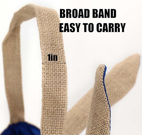 Miniatura 6 de Easter Bunny Bag, with Dual Layer Bunny Ears Design, Excellent for Carrying Eggs, Candy, Gifts