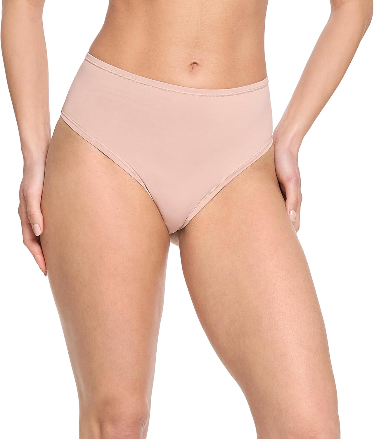 hanky panky YourFit High Rise Thong - Comfortable One Size Thong for Women (XS-XL) | High Waisted 3-Pack Thongs - Image 4