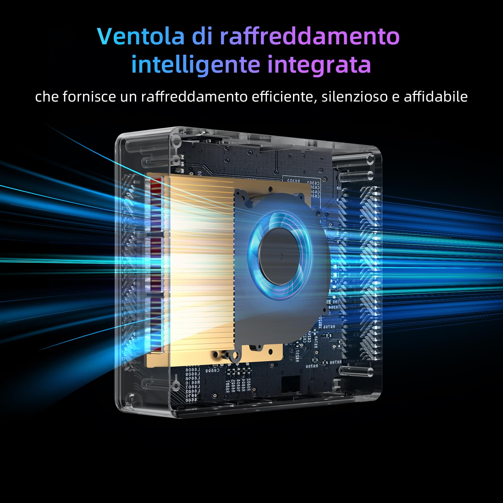 BMAX Mini PC con Win 11Pro 8GB LPDDR4 + 256GB M.2 SSD, Ιntel Jasper Lake N5095 (fino a 2.9GHz, 4C/4T), Mini Computer, Dual HDMI Display, 4K UHD, Gigabit Ethernet, Wi-Fi 5, BT 5.0, Avvio automatico,WOL
