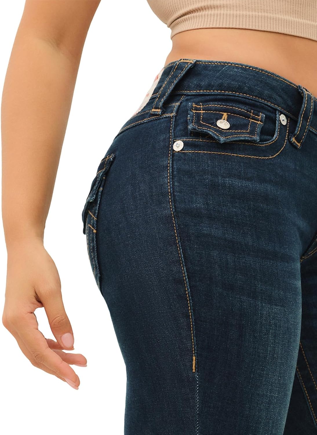 True Religion Women’s Joey Mid Rise Flare Jean – Women's Jeans, Flare Jeans for Women, Comfortable & Trendy - Image 5