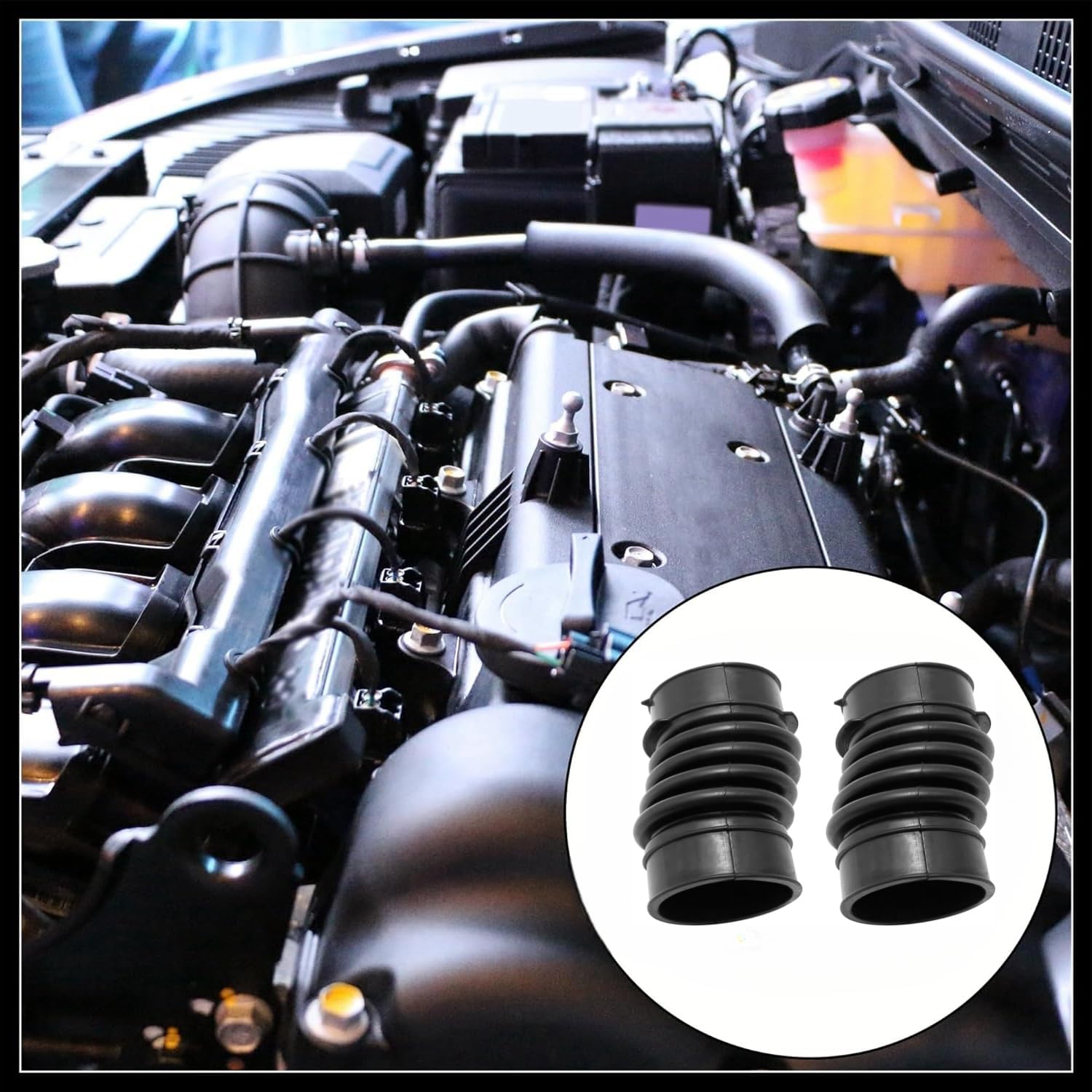 2 Pcs Air Intake Cleaner Hose 17881-0A060 Replacement for Toyota Avalon 2000-2004