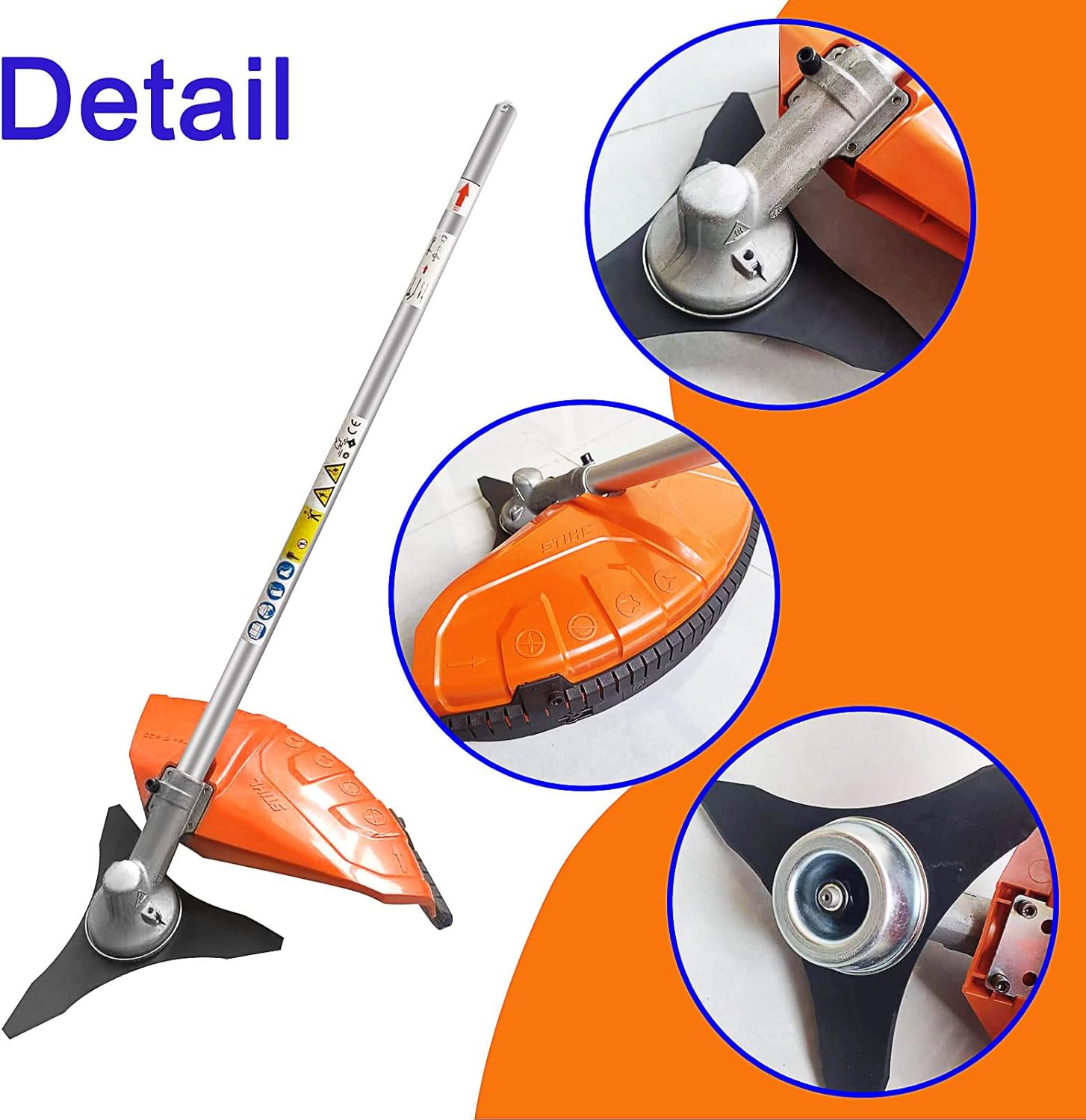 Combo brushcutter Attachment Compatible with KM 55 RC-E KM 56 RC-E KM85 R KM 94 RC-E KM 111R Brush Cutters 41802000687