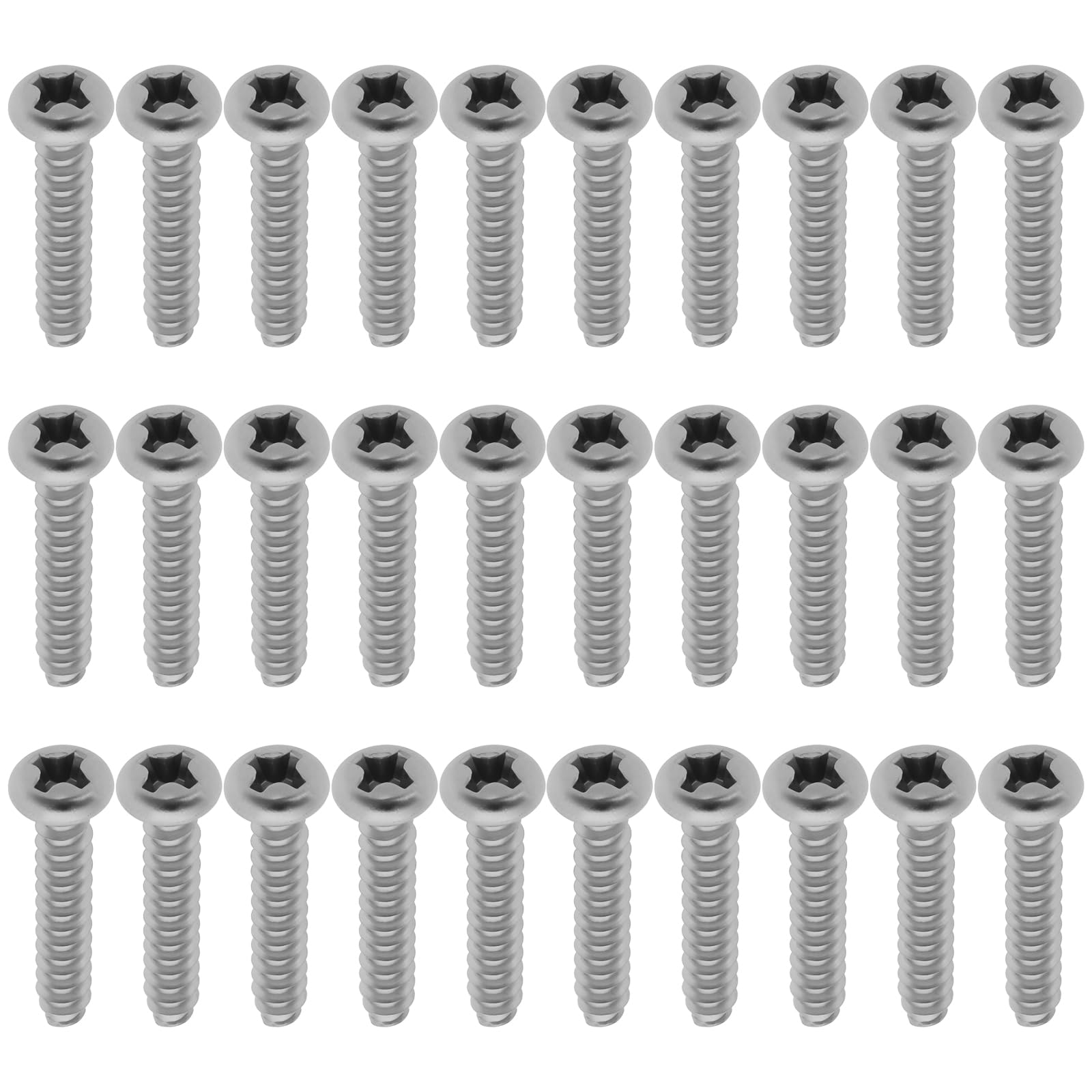 Briny River 30pcs M3x16mm RC Model Tapping Screw Compatible with Ta-miya M05 M06 TT01 TT02
