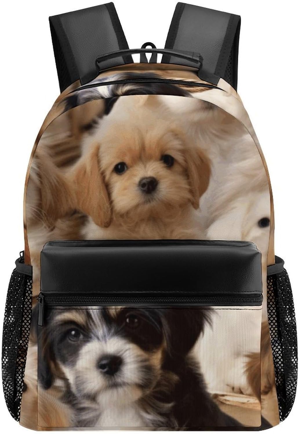 Cute Pet Dogs Laptop Backpack Lightweight Backpack