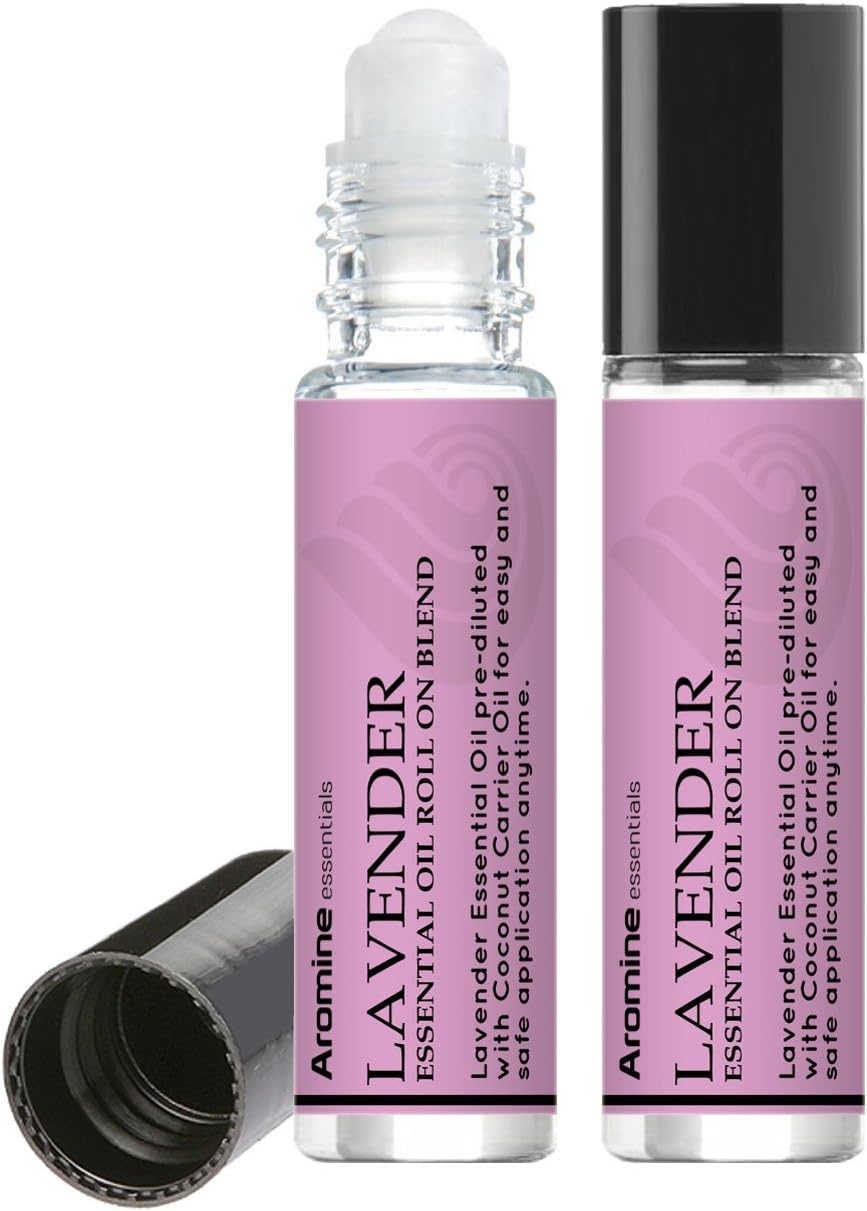 Pre-Diluted Lavender Essential Oil Roll-On for Relaxation