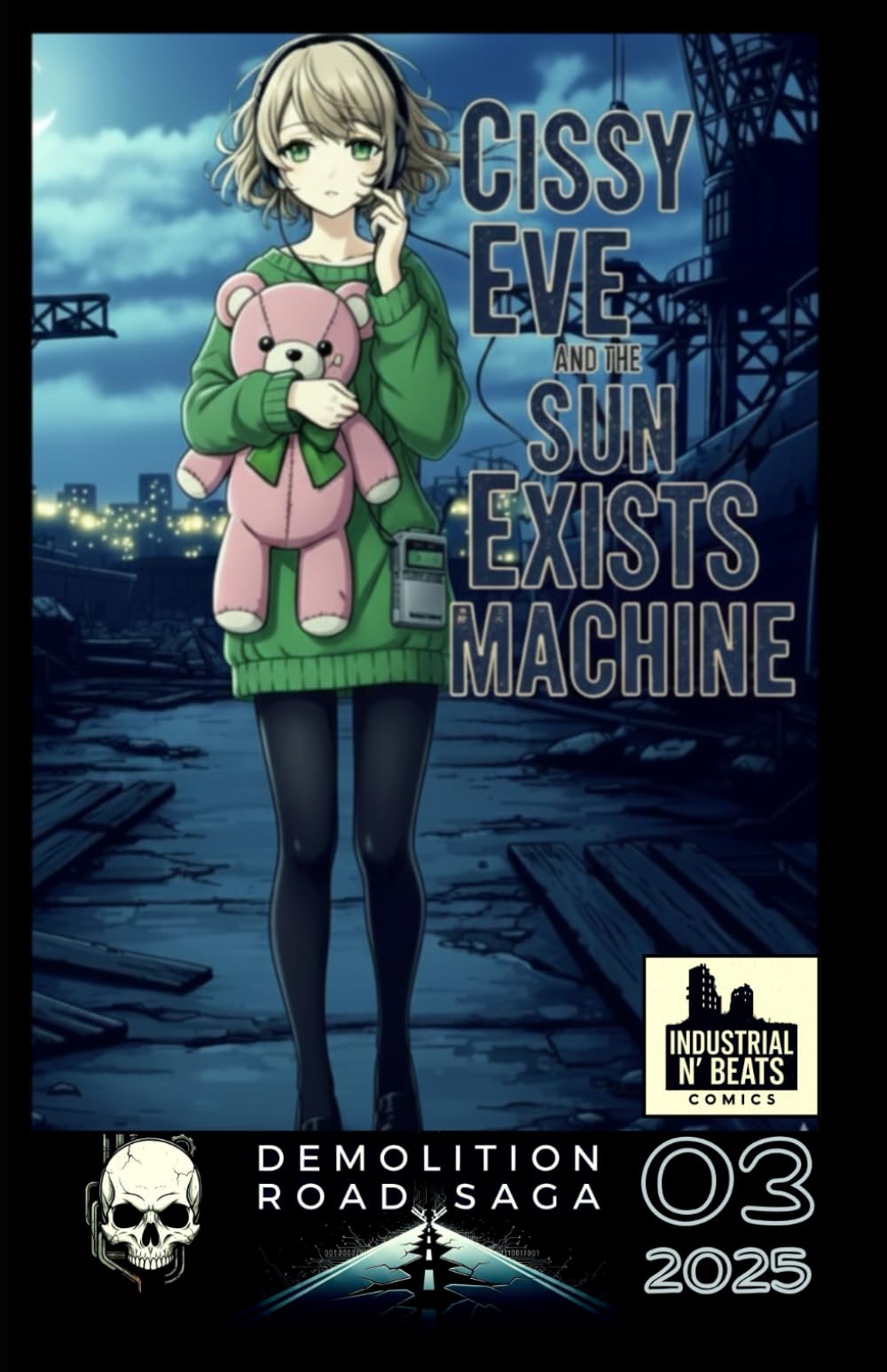 Cissy Eve and the Sun Exists Machine Episode 3: A Cyberpunk-Noir Comic: Escape, Focus, and Avenge. (Demolition Road Saga - Cissy Eve and the Sun Exists Machine)